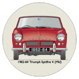 Triumph Spitfire 4 (MkI) 1962-64 (wire wheels) Coaster 4